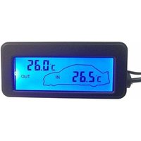12V Digitalthermometer für Auto, Innen- und Außenbereich, Mini-Thermometer mit hintergrundbeleuchtetem LCD-Display. 12V Digitalthermometer für Auto, Innen- und Außenbereich, Mini-Thermometer mit hintergrundbeleuchtetem LCD-Display. von SNQ