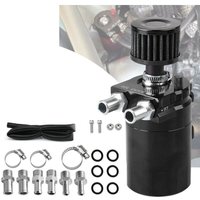1Set Schwarz Öl Catch Can Auto Motor Öl Topf Aluminium Legierung Zubehör 300ML Öl Reservoir Können Tank Reservoir Können von SNQ