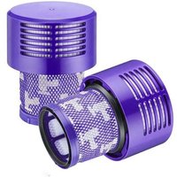 2er-Pack waschbare, wiederverwendbare Ersatzfilter für Dyson V10 Cyclone Animal Absolute Motorhead Total Clean Pro Extra Akku-Staubsauger mit 2er-Pack waschbare, wiederverwendbare Ersatzfilter für Dyson V10 Cyclone Animal Absolute Motorhead Total Clean Pro Extra Akku-Staubsauger mit von SNQ