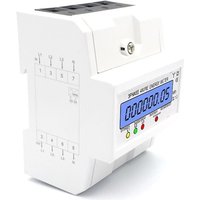 3-Phasen-4-Draht-Energiezähler, 220/380 v, 5–80 a, Stromverbrauch, kWh-Zähler, DIN-Schieneninstallation, digitaler Stromzähler mit LCD-Display mit von SNQ