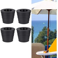 SNQ - 4-teiliger Schirmständer mit Kegelbasis, für die Lochöffnung des Terrassentisches und Stabilität oder Sonnenschirmbasisständer, Schirmständer, von SNQ