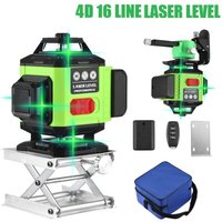 SNQ - 4D Selbstnivellierende Laser-Wasserwaage 4x360° - 3D-Laser mit grünem Strahl für Konstruktion und Ausrichtung - Wiederaufladbarer Akku (5 Std.) von SNQ