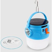 6000 mAh Solar-LED-Campinglicht, wiederaufladbare USB-Laterne, tragbare wasserdichte Campinglampe, 3 Beleuchtungsmodi für Zelte, für Camping und 6000 mAh Solar-LED-Campinglicht, wiederaufladbare USB-Laterne, tragbare wasserdichte Campinglampe, 3 Beleuchtungsmodi für Zelte, für Camping und von SNQ