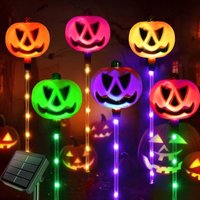 6er-Pack Solar-Kürbislichter für Halloween-Dekoration, Halloween-Gartendekoration, Solar-Kürbislichter für Halloween-Wege, im Freien, wetterfest 6er-Pack Solar-Kürbislichter für Halloween-Dekoration, Halloween-Gartendekoration, Solar-Kürbislichter für Halloween-Wege, im Freien, wetterfest von SNQ