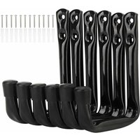 6er-Pack robuste J-Haken zur Aufbewahrung in der Garage – 11,5 cm x 10 cm von SNQ