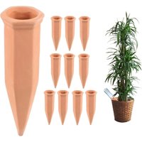 Automatische Bewässerungskegel aus Ton für Pflanzen, selbstbewässernde Geräte, Wasserspender für Zimmerpflanzen, Garten, Zuhause, Außenbereich, 10 Automatische Bewässerungskegel aus Ton für Pflanzen, selbstbewässernde Geräte, Wasserspender für Zimmerpflanzen, Garten, Zuhause, Außenbereich, 10 von SNQ