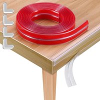 Baby-Sicherheits-Tisch-Eckenschutz, 100 % Silikon, 2 m/6,6 ft vorgeklebter transparenter Tisch-Eckenschutzstreifen mit 4 Stück Baby-Tisch-Eckenschutz Baby-Sicherheits-Tisch-Eckenschutz, 100 % Silikon, 2 m/6,6 ft vorgeklebter transparenter Tisch-Eckenschutzstreifen mit 4 Stück Baby-Tisch-Eckenschutz von SNQ