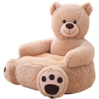 Bären-Sofa-Sessel, Plüsch-Sessel für Babys und Kinder, Liegestuhl aus PP-Baumwolle für Kleinkinder, süße Schlafzimmermöbel aus Plüsch mit von SNQ