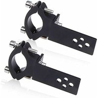 Biqing Universal-Motorrad-Scheinwerferhalterung, Nebelscheinwerferhalterung, Bull Bar-Stoßstange, Aluminium-Lampenfassung, Durchmesser 22–36 mm, 2 von SNQ