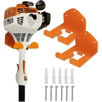 Crochet de support de tondeuse à gazon robuste, outil électrique de jardin, support de rangement mural pour Garage (2 pièces) von SNQ