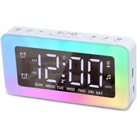 Digitaler Wecker mit Wake-up-Light, Timer, 8 weißen Rauschen, Wecker mit Ladestation Digitaler Wecker mit Wake-up-Light, Timer, 8 weißen Rauschen, Wecker mit Ladestation von SNQ