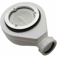 SNQ - Duschablauf - Ventil oder Siphon für Duschwanne - Durchmesser 40 mm - Befestigungsring aus glänzendem Edelstahl mit 3-Schraubenbefestigung SNQ - Duschablauf - Ventil oder Siphon für Duschwanne - Durchmesser 40 mm - Befestigungsring aus glänzendem Edelstahl mit 3-Schraubenbefestigung von SNQ