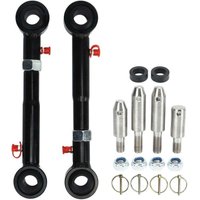 Edelstahl-Ersatz-Front-Stabilisator-Schnelltrennsystem für Jeep Wrangler jk jks 2007-2018 von SNQ