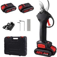 Elektrische Gartenschere, 48VF Wiederaufladbare kabellose elektrische Gartenschere Professional für Gärten Parks Bauernhöfe Gewächshäuser, von SNQ