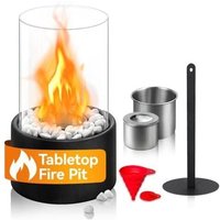 Ethanol-Tischkamin, 16,5 x 16,5 x 27,5 cm, schwarz Ethanol-Tischkamin, 16,5 x 16,5 x 27,5 cm, schwarz von SNQ