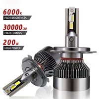 H4 LED-Lampen 30000LM 200W für 24V Autos, 6001K Weiß von SNQ