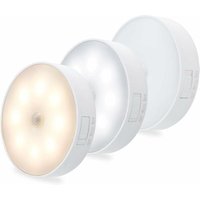 SNQ - Innen-LED-Detektor, wiederaufladbare LED-Lampe über usb, 1 w automatische LED-Leuchte mit 3 Modi für Küche, Zimmer, Wohnzimmer, Treppe, Garage, von SNQ