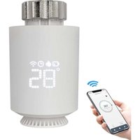 Intelligenter Heizkörperthermostat, Tuya-App und digitaler Smart-Life-Thermostat, programmierbare Heizkörperheizung, erweiterbares WLAN, einfache von SNQ