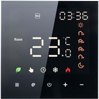 Intelligenter Thermostat, 16A digitaler programmierbarer Thermostat mit LCD-Touchscreen, Wandmontierter digitaler Smart-Thermostat für elektrische Intelligenter Thermostat, 16A digitaler programmierbarer Thermostat mit LCD-Touchscreen, Wandmontierter digitaler Smart-Thermostat für elektrische von SNQ