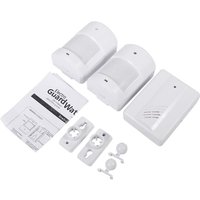 Jeffergarden Drahtloser Bewegungsmelder Alarm Sicheres System Türklingel Alarm für Zuhause (1 Empfänger 2 Sender) von SNQ