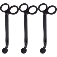 Kerzendochtschneider – Dochtschere – Duftkerzen – Edelstahldocht – Öllampe – Kerzenzubehör – Schere – Schwarz (3) von SNQ