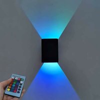 LED-Wandleuchte mit 5 w, die in den Innenraum strömt – Lumière d'ambiance avec variateur rvb – Lumière moderne vers le bas – Eclairage-Wandgemälde LED-Wandleuchte mit 5 w, die in den Innenraum strömt – Lumière d'ambiance avec variateur rvb – Lumière moderne vers le bas – Eclairage-Wandgemälde von SNQ