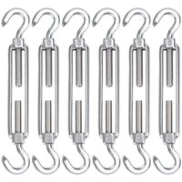 SNQ - M5-Kabelspannschloss aus Edelstahl, 6er-Pack Drahtspannschlosshaken und -haken, verstellbarer Hochleistungsspannhaken und -haken für SNQ - M5-Kabelspannschloss aus Edelstahl, 6er-Pack Drahtspannschlosshaken und -haken, verstellbarer Hochleistungsspannhaken und -haken für von SNQ