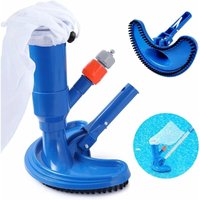Oberirdischer Poolsauger, tragbarer Poolreinigungssauger mit Sandsack und Bürste, Poolzubehör für Teichbrunnen (ohne Stange) von SNQ