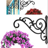 Pflanzenhalter und Pflanzenregal, Wandmontage, hängender Pflanztopf, Eisenhaken zum Aufhängen, Wandmontage, Blumentopf, Vogelfutterspender, Pflanzenhalter und Pflanzenregal, Wandmontage, hängender Pflanztopf, Eisenhaken zum Aufhängen, Wandmontage, Blumentopf, Vogelfutterspender, von SNQ