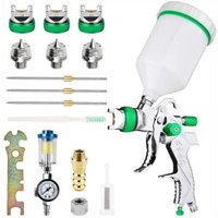 Pistolet à peinture professionnel haute pression Kit de pistolet à air comprimé Alimentation par gravité Pistolet à peinture pneumatique hvlp 600CC Pistolet à peinture professionnel haute pression Kit de pistolet à air comprimé Alimentation par gravité Pistolet à peinture pneumatique hvlp 600CC von SNQ