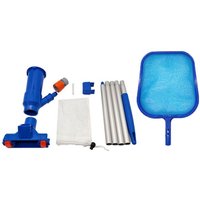 SNQ - Pool-Staubsauger, Mini-Tragbarer Staubsauger Zubehör mit 5 Stangenabschnitten und Netzbeuteln, Pool-Reinigungsset zum Reinigen von Hirschen in von SNQ