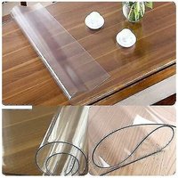 SNQ - pvc Tischschutzfolie - maßgefertigte transparente Tischdecke/Tischschutz (erhältlich in (160x90 cm)) von SNQ
