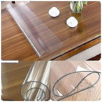 SNQ - pvc Tischschutzfolie - maßgefertigte transparente Tischdecke/Tischschutz (erhältlich in (160x90 cm)) von SNQ