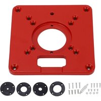 Router-Tisch-Einlegeplatte, Aluminiumlegierung, Zubehör zur Vereinheitlichung der Holzbearbeitung für die Holzbearbeitung Router-Tisch-Einlegeplatte, Aluminiumlegierung, Zubehör zur Vereinheitlichung der Holzbearbeitung für die Holzbearbeitung von SNQ