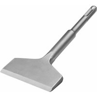 SDS Plus Flachmeißel, 165 mm x 75 mm, abgewinkelter Spitzmeißel, professioneller Meißel, breiter Meißel zur Verwendung in keramischen Bodenfliesen – von SNQ