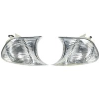 Ecklichter, linke und rechte vordere Ecklichter, Blinker mit klarer Linse, Ersatz für 3er E46 Coupé 1998 bis 2001 (Weiß 63126904307 63126904308) Ecklichter, linke und rechte vordere Ecklichter, Blinker mit klarer Linse, Ersatz für 3er E46 Coupé 1998 bis 2001 (Weiß 63126904307 63126904308) von SNQ