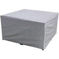 SNQ - 150x150x75 cm Gartenmöbelabdeckung, wasserdichtes Polyestergewebe, für Gartentisch und -stühle, UV-Schutz, für rechteckigen Gartentisch und von SNQ
