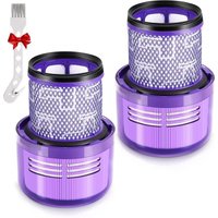 SNQ - 2er-Pack Filter für Dyson V11 Absolute Extra Pro, V11 Torque Drive Animal, V15 Detect Akku-Staubsauger SV14 SV17 SV22, waschbarer von SNQ