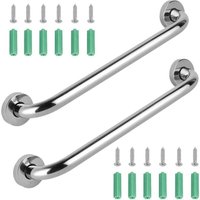 SNQ - 2pcs 30 cm Barre d'Appui de maintienDouche Poignée de Baignoire en Acier InoxydableBarres Porte-Serviettes Poignée de Douche Barres de Sécurité von SNQ