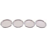 SNQ - Audi A1 A1 Klimaanlage Vent Ring Abdeckung Trim Aluminium 14-17 Silber von SNQ