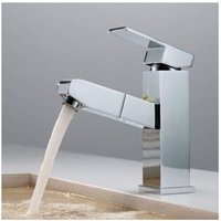 Mitigeur Mitigeur de lavabo de cuisine extractible Évier pivotant à 360° Robinet chaud et froid Robinet filtre pour lavabo de salle de bain en laiton von SNQ