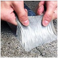 SNQ - Super wasserdichtes Klebeband aus Aluminium-Butylkautschuk für Dachlecks, Oberflächenrisse und Rohrbrüche (1,5 mm x 50 mm x 5 m) von SNQ