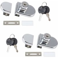 Schlösser aus Zinklegierung für 5–8 mm dicke Glastüren oder Vitrinen von SNQ