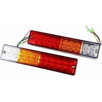 SNQ - Stück LED-Rückfahrlicht, Blinker, 20 LEDs, 12 v, 24 v, hohe Helligkeit für Autos (Edition: 12 v) von SNQ