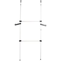 SNQ - Teleskop-Kleiderschranksystem, Teleskop-Kleiderschrank, Kleiderstange, Kleiderständer, Teleskop-Kleidersystem, verstellbare Höhe 281–329 cm, von SNQ