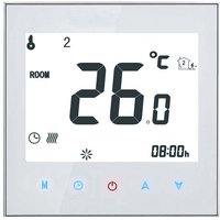 Thermostat, 16A 95-240V Wochenprogrammierbarer Heizungsthermostat, Touchscreen-LCD-Display, Raumtemperaturregler Thermostat, 16A 95-240V Wochenprogrammierbarer Heizungsthermostat, Touchscreen-LCD-Display, Raumtemperaturregler von SNQ