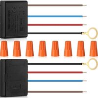 Tischlampen-Touch-Dimmer, 2er-Set 3-Wege-Touch-Dimmer für Schreibtischlampen, Dimmer-Reparaturset, Steuermodul, Ersatzsensor mit Abdeckungen Tischlampen-Touch-Dimmer, 2er-Set 3-Wege-Touch-Dimmer für Schreibtischlampen, Dimmer-Reparaturset, Steuermodul, Ersatzsensor mit Abdeckungen von SNQ