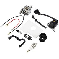 Vergaser-Zündspule, hochwertige Vergaser-Set-Spule mit Zündkerze, Kraftstoffleitung, gute Festigkeit für Stihl Walbro 017 018 MS170 MS180 Kettensäge Vergaser-Zündspule, hochwertige Vergaser-Set-Spule mit Zündkerze, Kraftstoffleitung, gute Festigkeit für Stihl Walbro 017 018 MS170 MS180 Kettensäge von SNQ