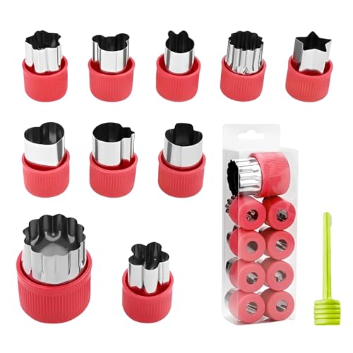 SNSYGN 10 Stück Gemüse Obst Ausstecher, Keks Brot Ausstecher, Brotausstechformen Set, Edelstahl Ausstechformen Tiere Form SNSYGN 10 Stück Gemüse Obst Ausstecher, Keks Brot Ausstecher, Brotausstechformen Set, Edelstahl Ausstechformen Tiere Form von SNSYGN