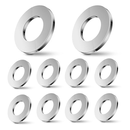 10 Stück Heizungsrohr Rosette, 34mm Heizkörperrosette Edelstahl Heizkörperrosetten Geteilte Rohrabdeckung Armaturen-Abdeckung für Wasserhähne, Rohre, Heizkörperrohre 10 Stück Heizungsrohr Rosette, 34mm Heizkörperrosette Edelstahl Heizkörperrosetten Geteilte Rohrabdeckung Armaturen-Abdeckung für Wasserhähne, Rohre, Heizkörperrohre von SNSYGN